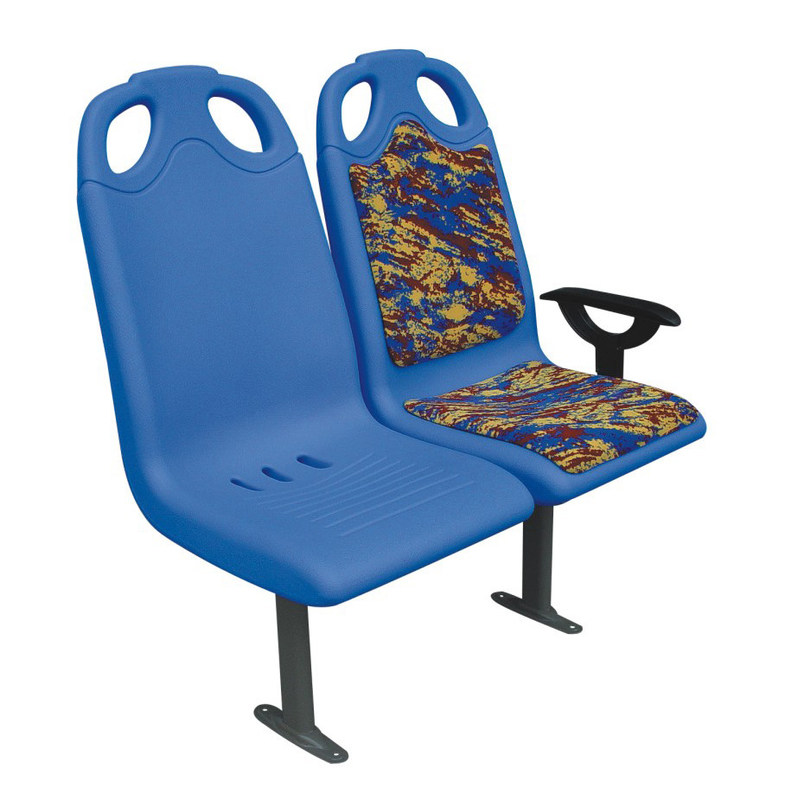 Stalen frame structuur metro bus zitplaatsen verschillende kleuren zijkant gemonteerde armset