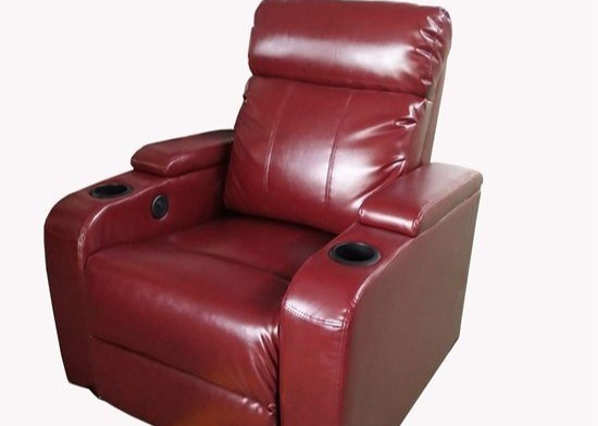 Aangepaste Home Cinema Couch Niet vervaagde kleur Makkelijk schoon te maken Fluorescerende Digit