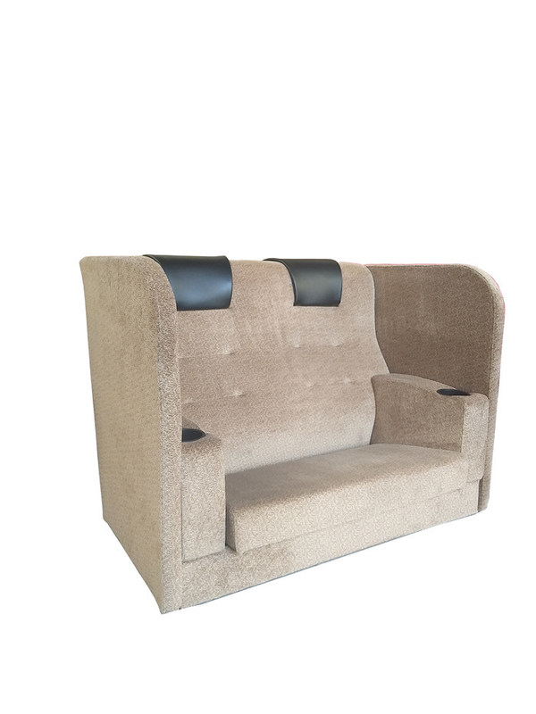 1200*535*1150mm Theaterpaar Seat Witte kleur Comfortabele 2+2 lay-out