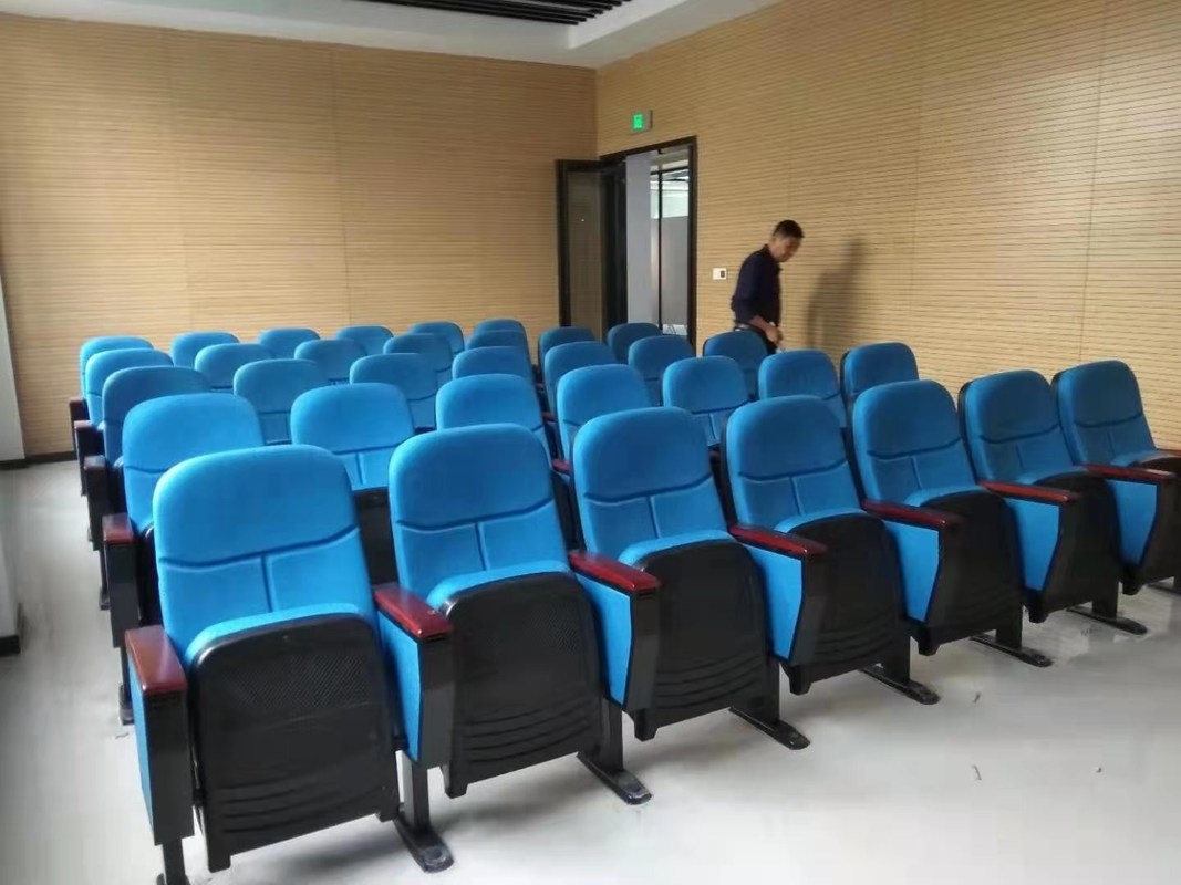 Textieldoek Auditorium stoelen, Memorial Stadium zitplaatsen Blauwe kleur