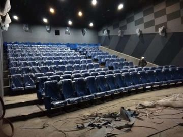 Media Zaal Commercieel Theaterplaatsing Aangepast Kleur Gevouwen Ontwerp
